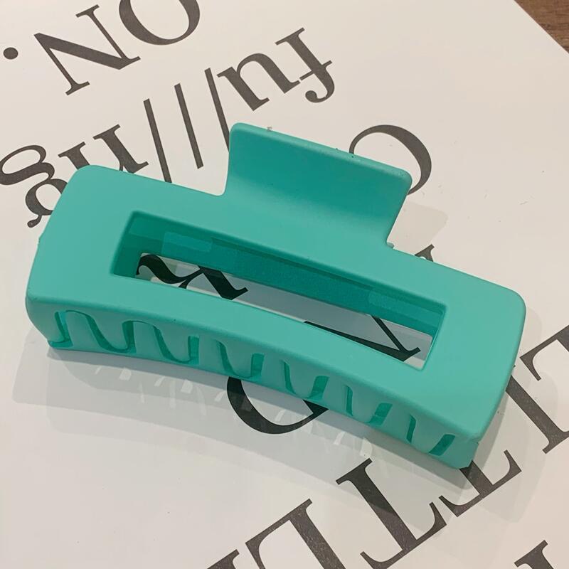 Wholesale Back Head Square Frosted Large Women's Elegant Bath Hair Clip